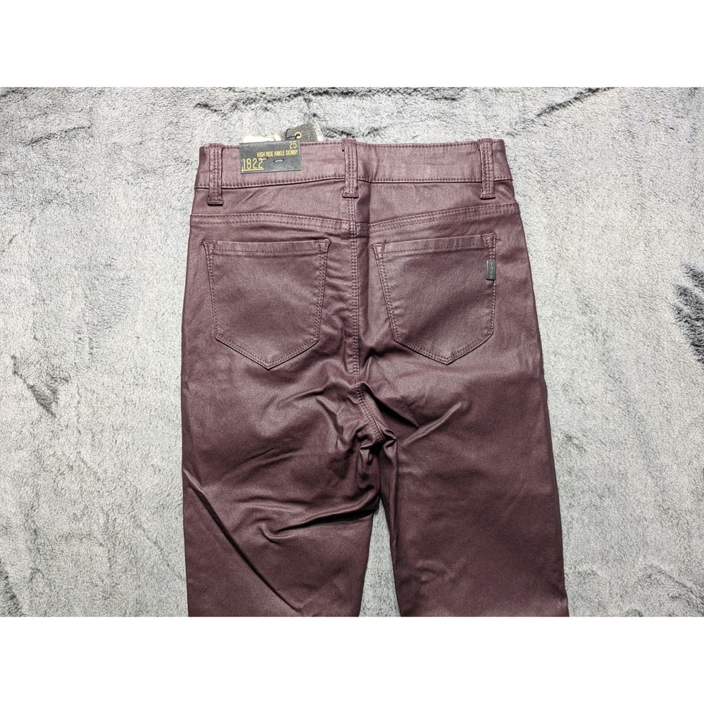 1822 Denim High Rise Ankle Skinny Pants Women's Size 25 Purple - Picture 11 of 13
